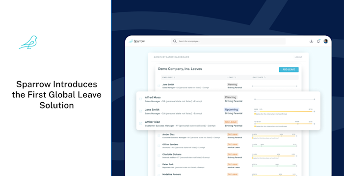Sparrow Introduces the First Global Leave Solution card image